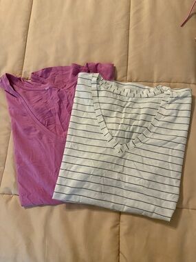 2 Lululemon Love V-Neck Tees